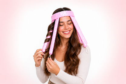 Heatless Hair Curler Silk New Upgradeed No Heat Curling Rode Headband for Long Hair Soft Hair Curls with Removeable & Adjustable To Sleep In Hair Curls